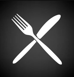 Knife and fork icon
